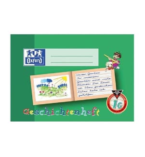 Oxford Cahier d'école A5 horizontal, ligné, vert