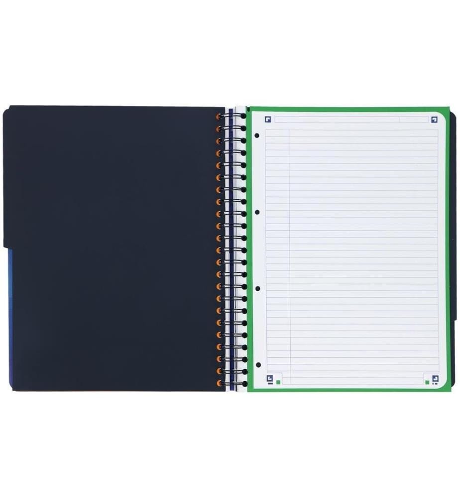 Oxford Carnet de notes A4+, ligné, bleu