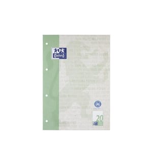 Oxford Bloc-notes A4, vierge, vert foncé