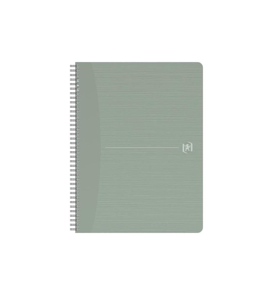 Oxford Carnet de notes Cahier à spirales à carreaux, vert