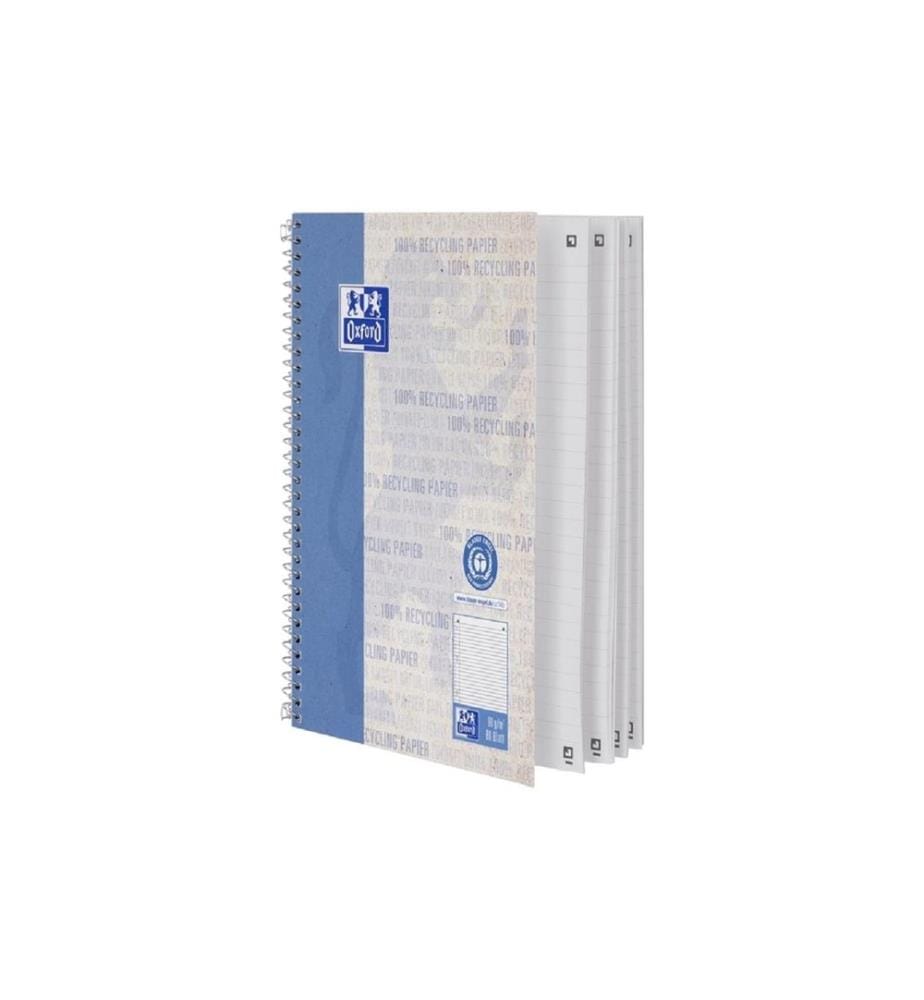 Oxford Bloc-notes Bloc-notes collège ligné, A5+, bleu