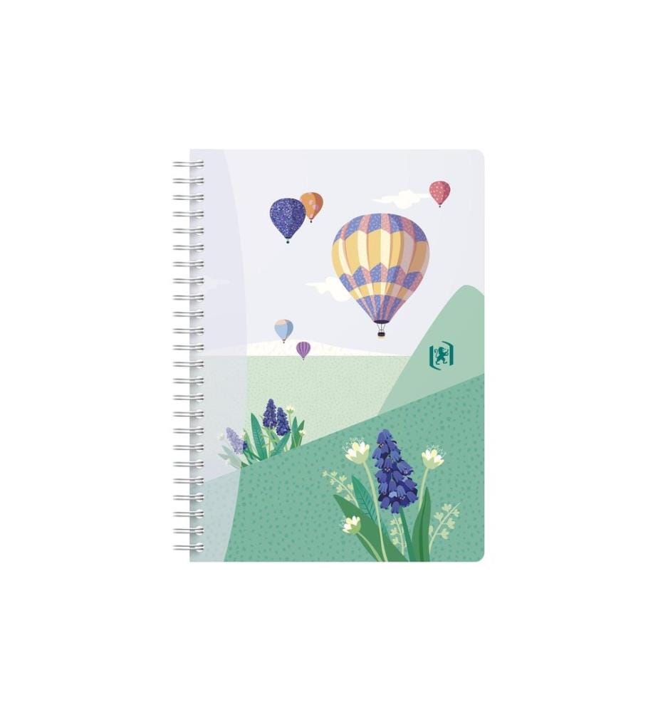 Oxford Carnet de notes A5, quadrillé, assorti