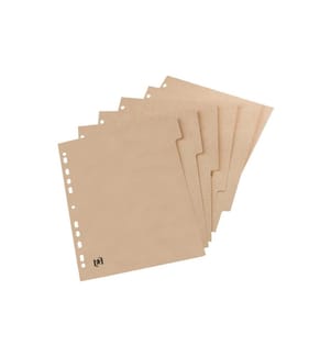 Oxford Registre 5 pièces A4, beige