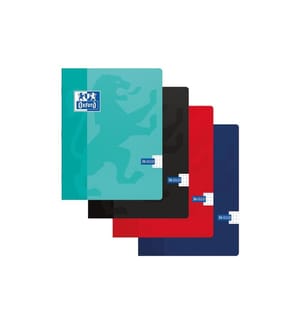 Oxford Cahier d'école A5, quadrillé, assorti