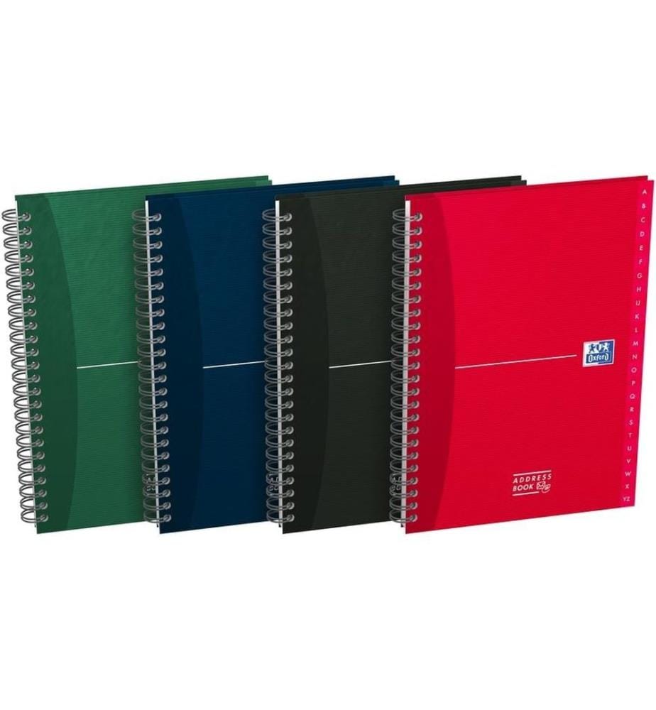 Oxford Carnet d'adresses A4, linéature spéciale, assorti
