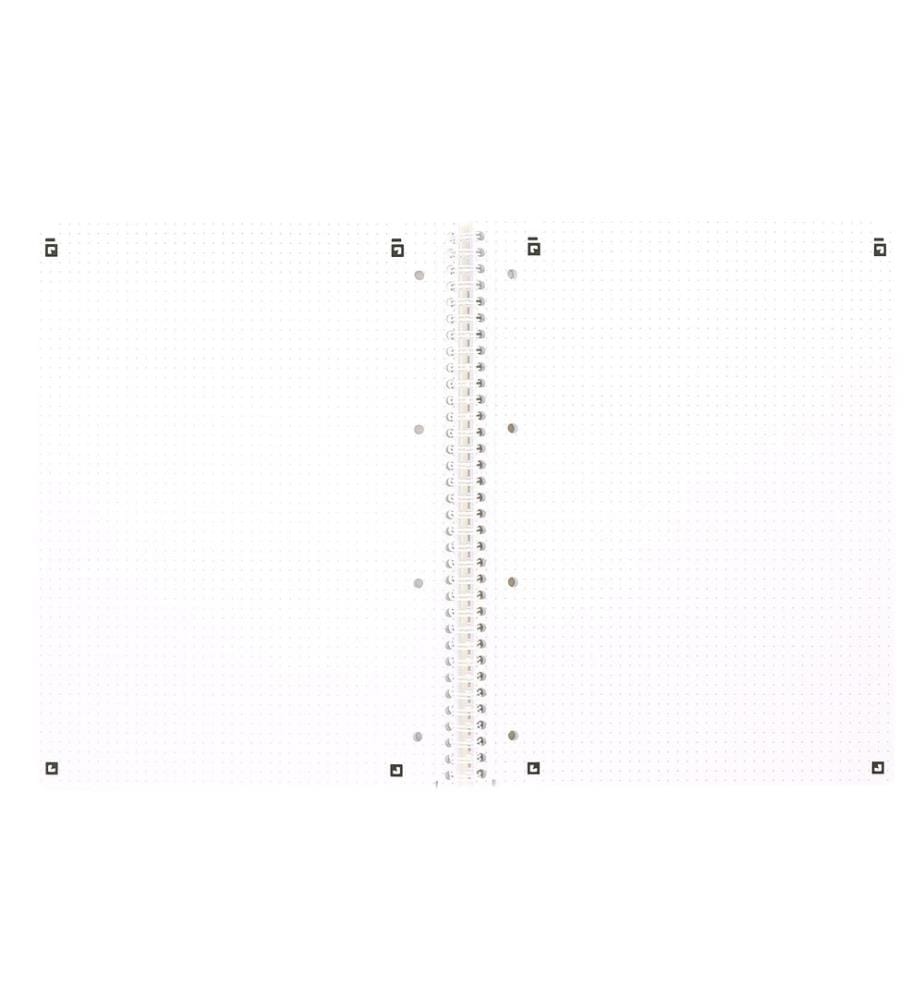 Oxford Notizheft Touch Collegeblock, A4 +, Dot, Sand