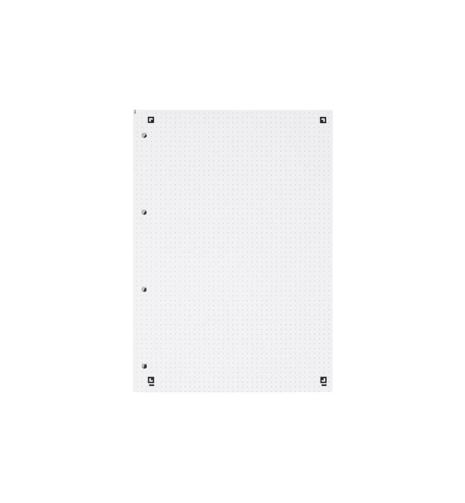 Oxford Notizheft Touch Collegeblock, A4 +, Dot, Sand