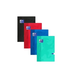 Oxford Cahier d'école A4, ligné, assorti