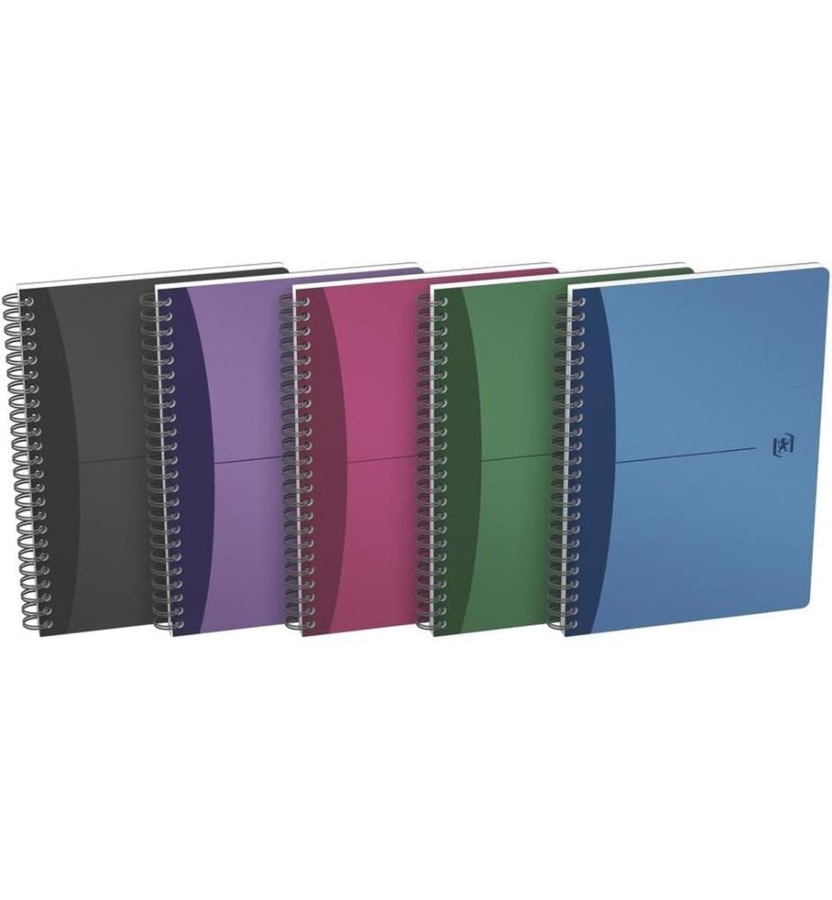Oxford Cahier A5, ligné, assorti