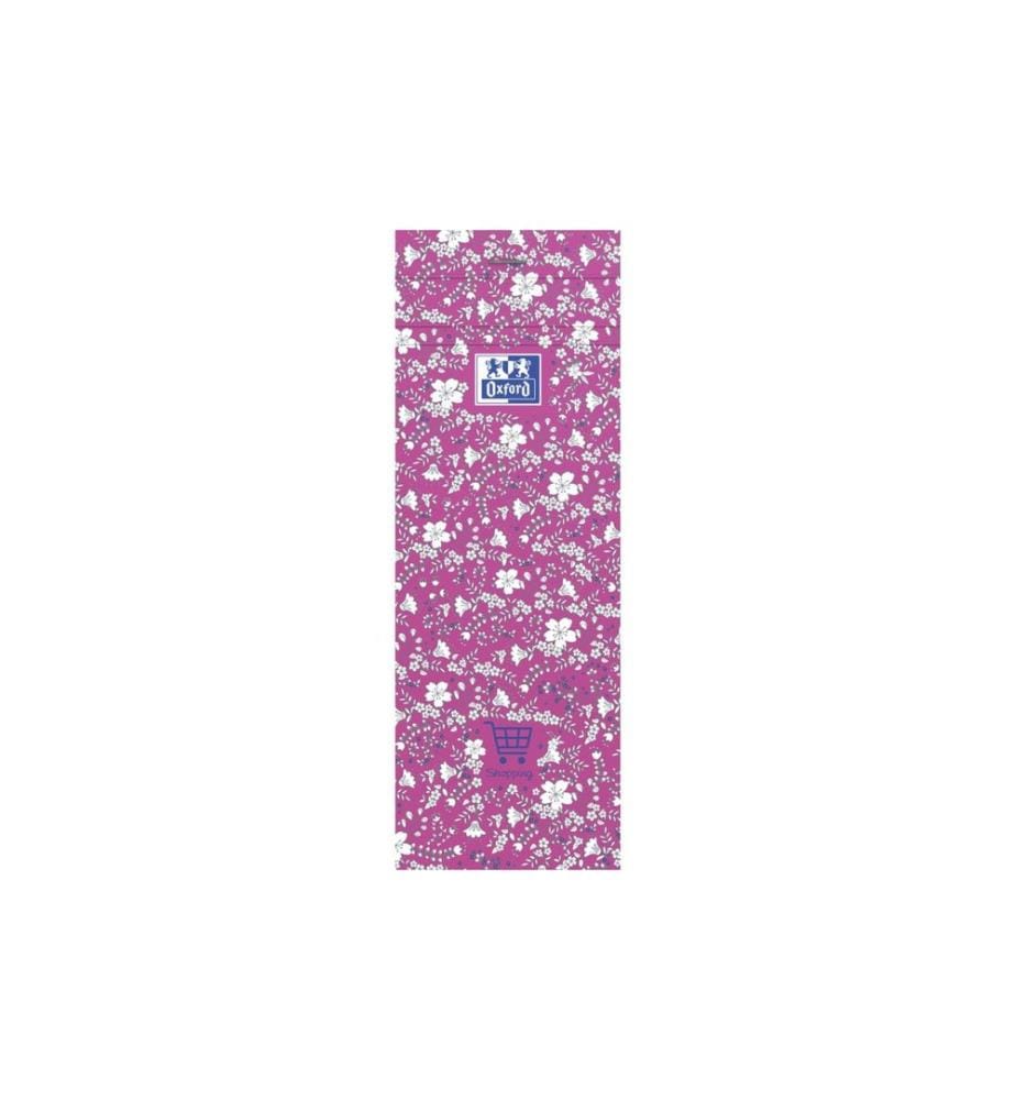 Oxford Bloc-notes GO Floral 74 x 210 mm, ligné