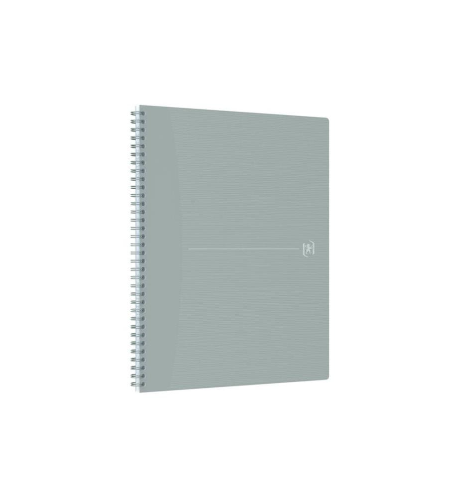 Oxford Bloc-notes A4+, ligné, gris clair