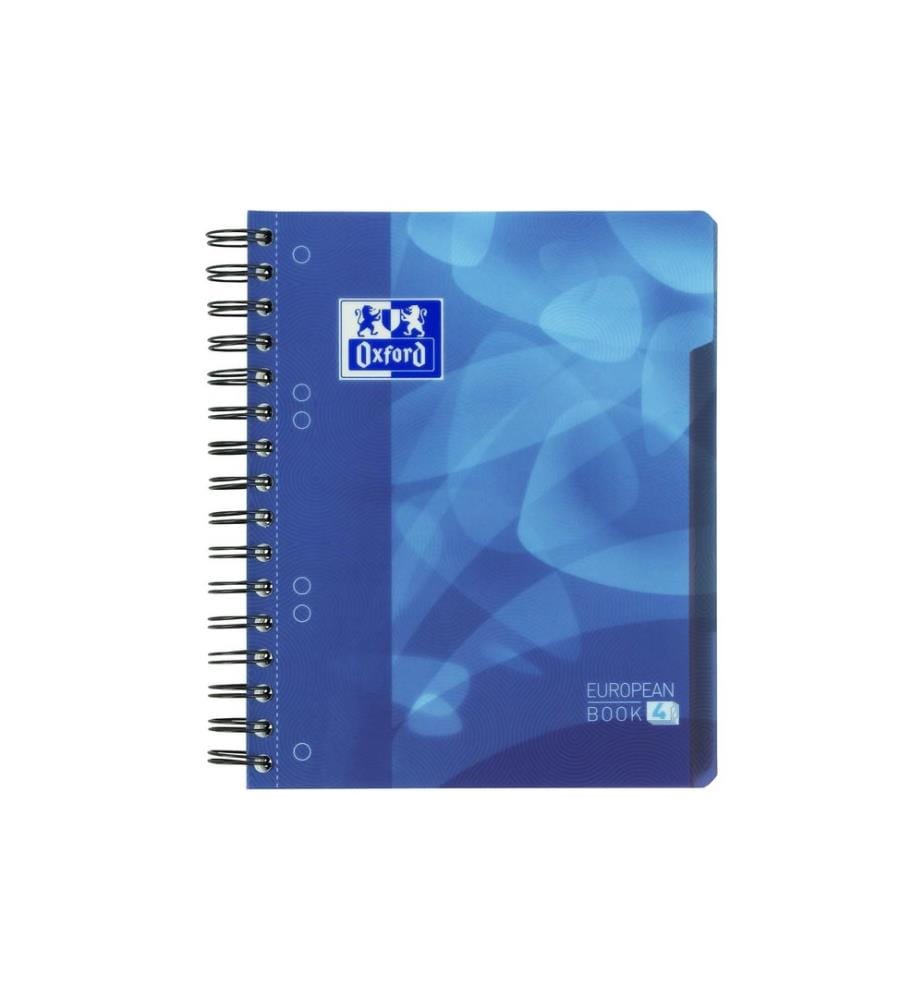 Oxford Carnet de notes A5+, ligné, bleu
