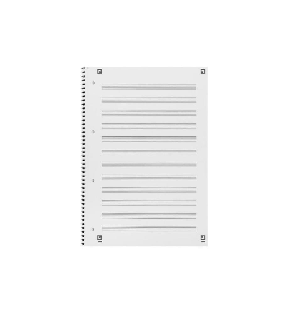 Oxford Cahier Bloc-notes A4, ligné, bleu