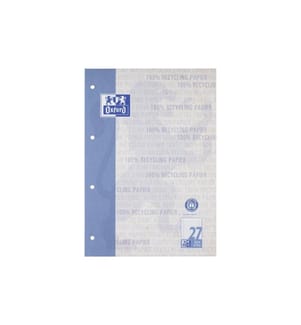 Oxford Bloc-notes A4, ligné, bleu