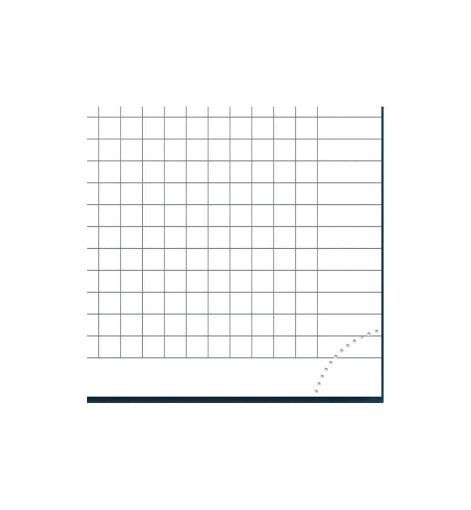Oxford Bloc-notes A4, Relié, À carreaux, Assorti