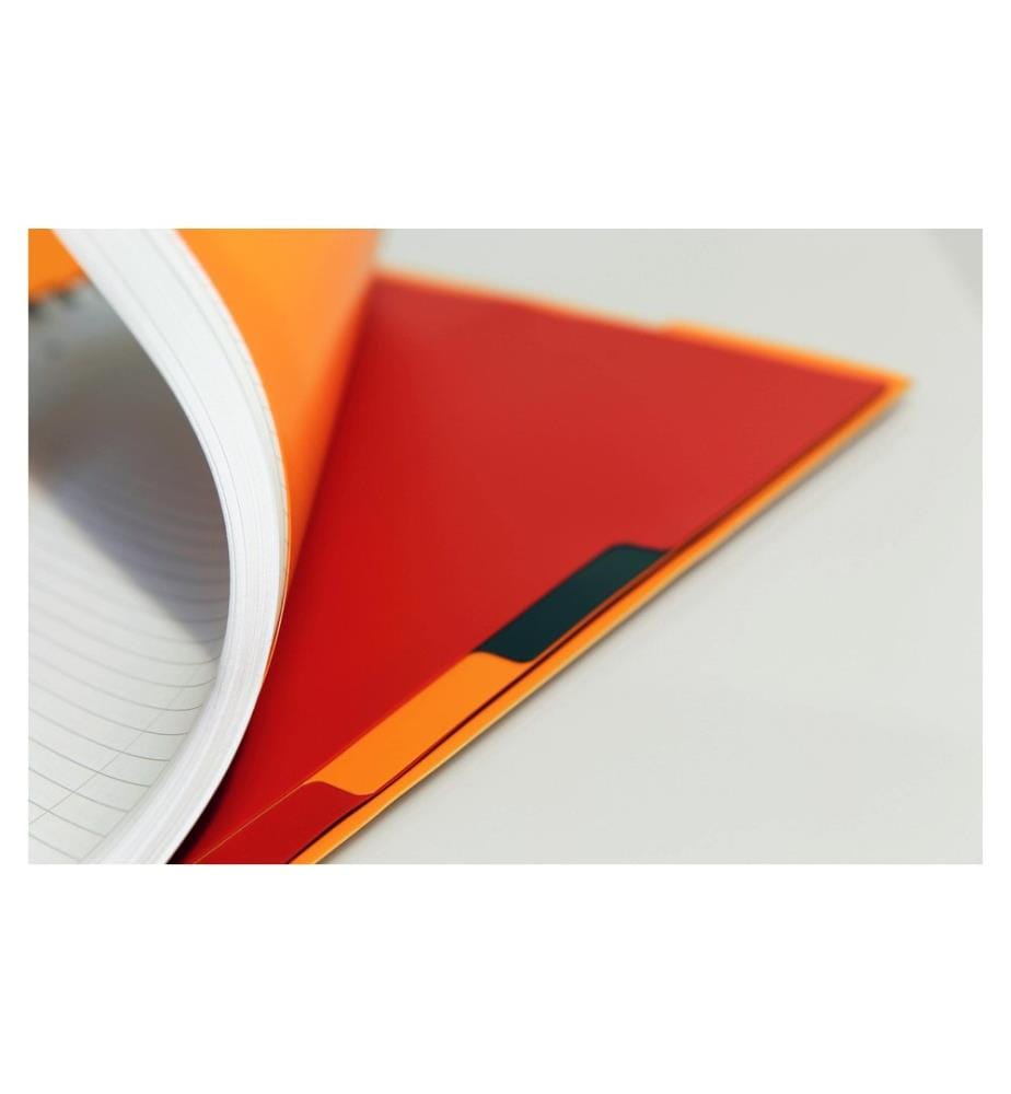 Oxford Carnet de notes International Organiserbook, A4 +, À lignes, Orange