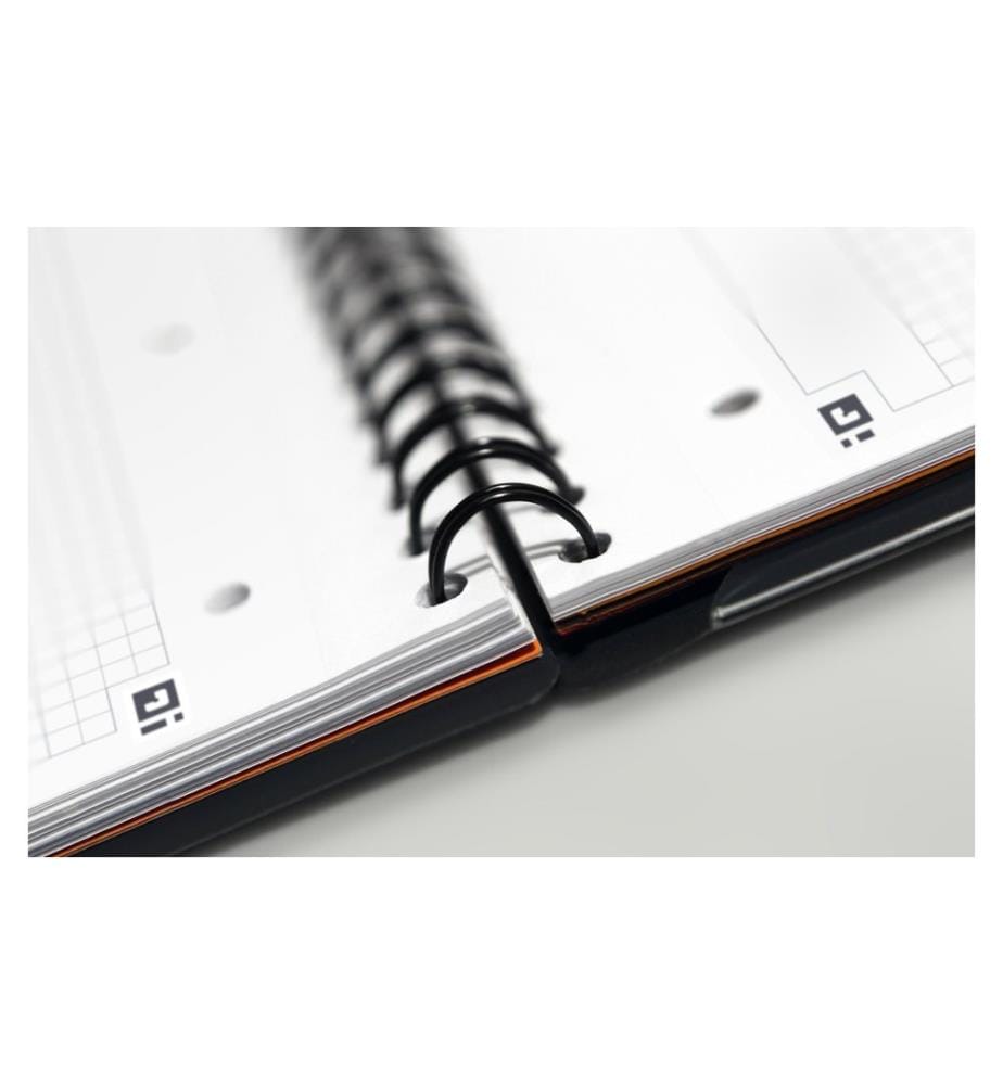 Oxford Carnet de notes International Organiserbook, A4 +, À lignes, Orange