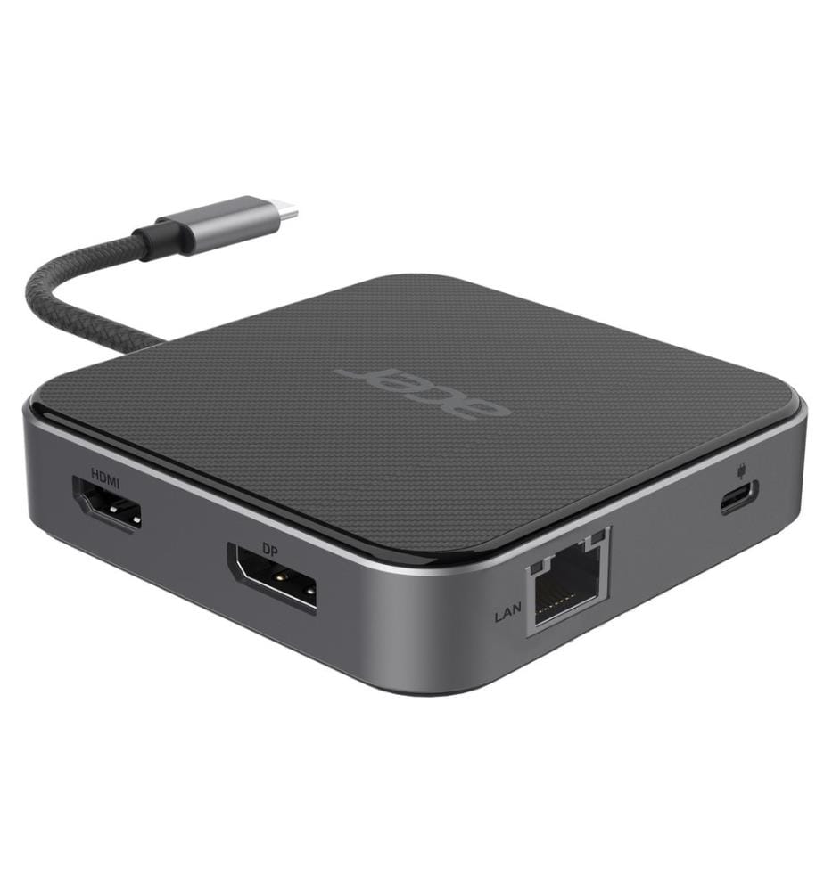 ACER - Dockingstation USB-C Dock Multi Display Hub 8K Dongle 7-in-1