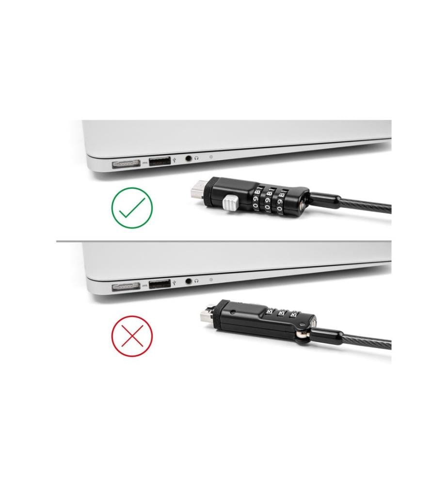 NAVILOCK - Sicherheitsschloss für USB Typ-A Buchse mit Zahlenschloss