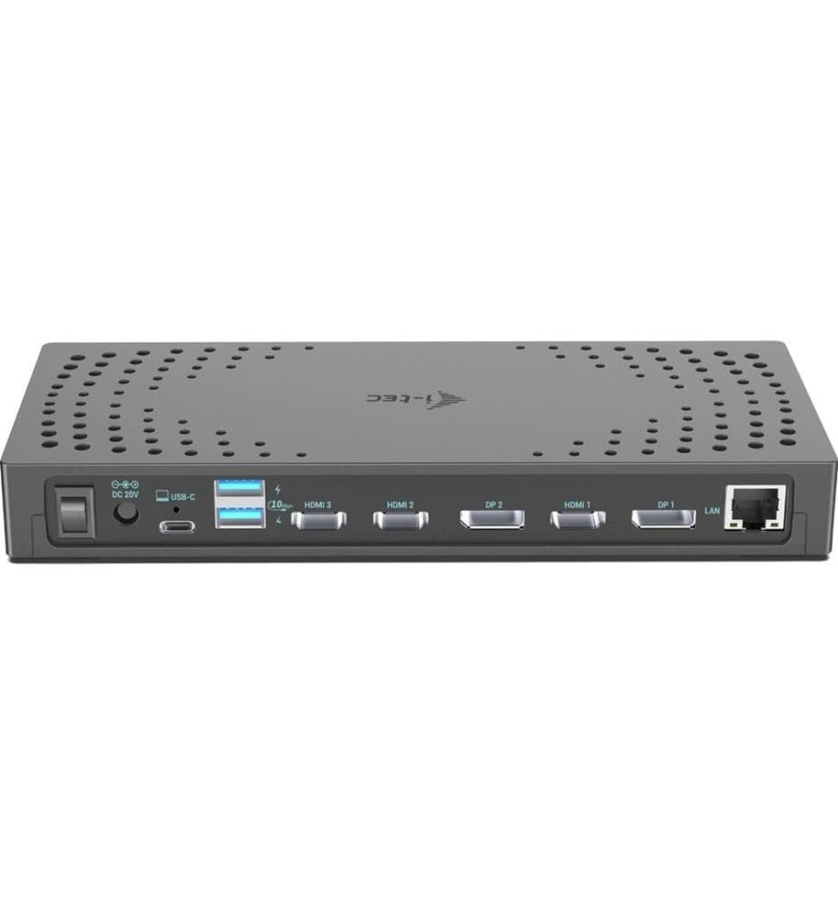 I-TEC - Dockingstation USB 3.0, USB-C, HDMI, DP Dual PD 100W