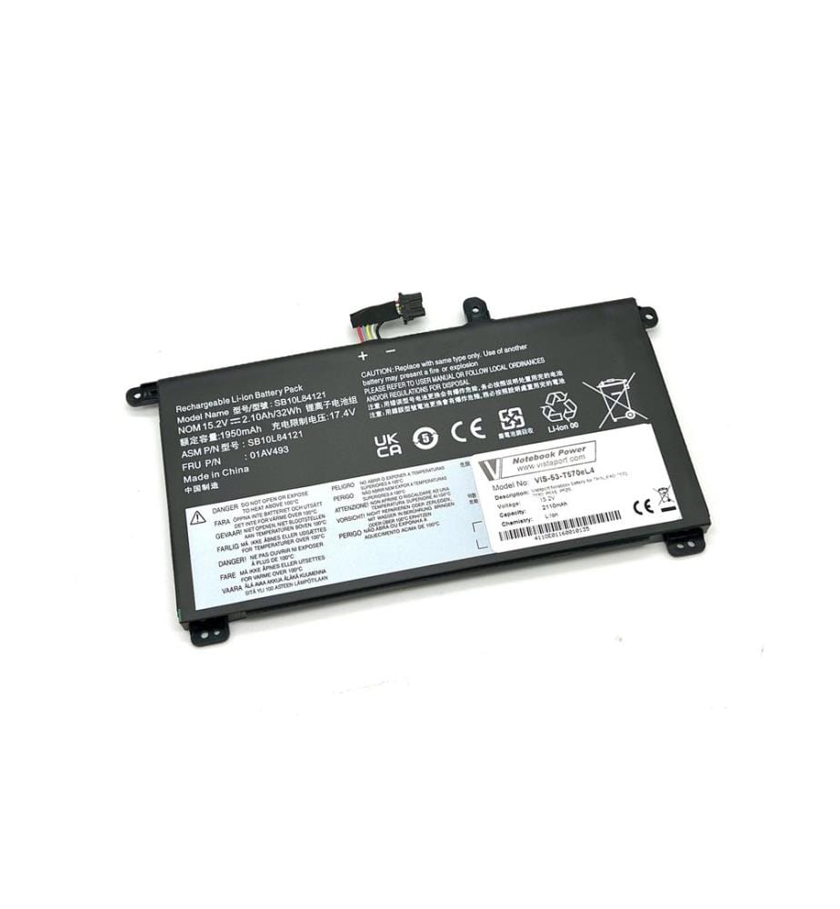 Vistaport - Akku für Lenovo ThinkPad P51/52s, T570, T580