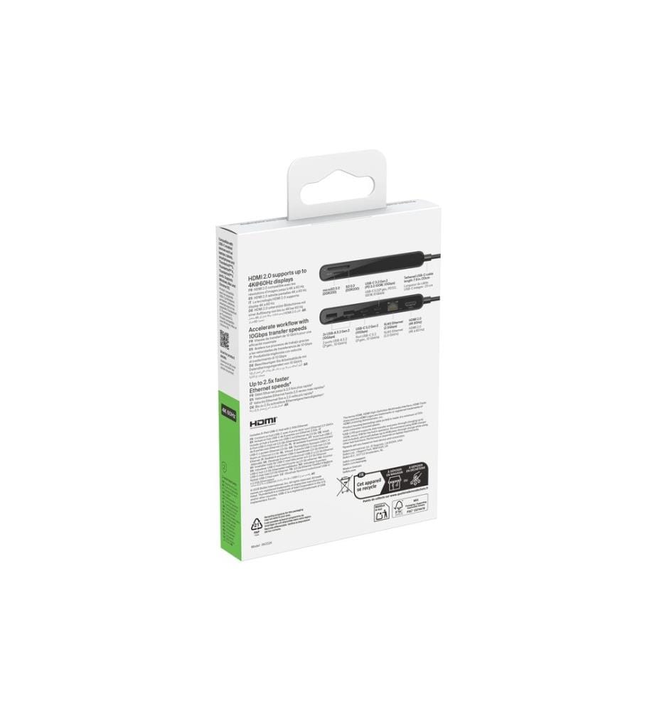 BELKIN - Dockingstation Connect 8-in-1 USB-C Hub