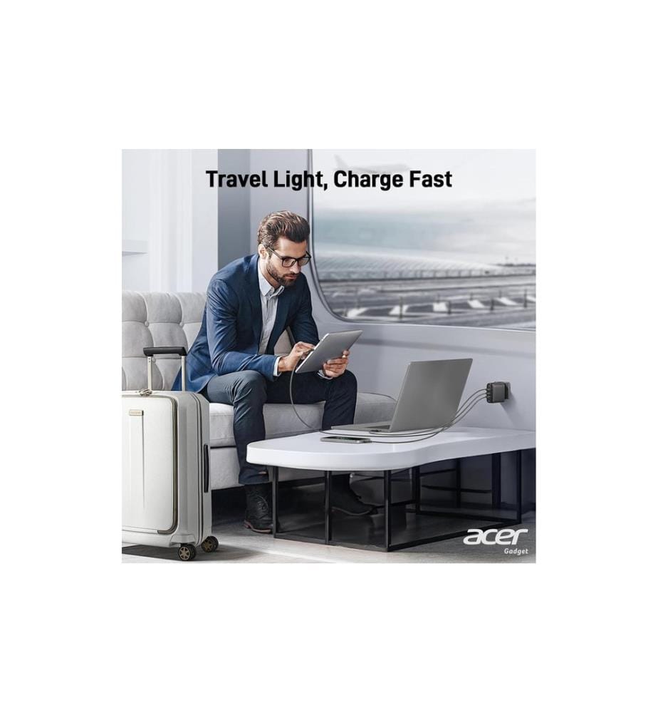 ACER - Netzteil-Ladegerät 100W  GaN inkl. 2m USB-C Kabel