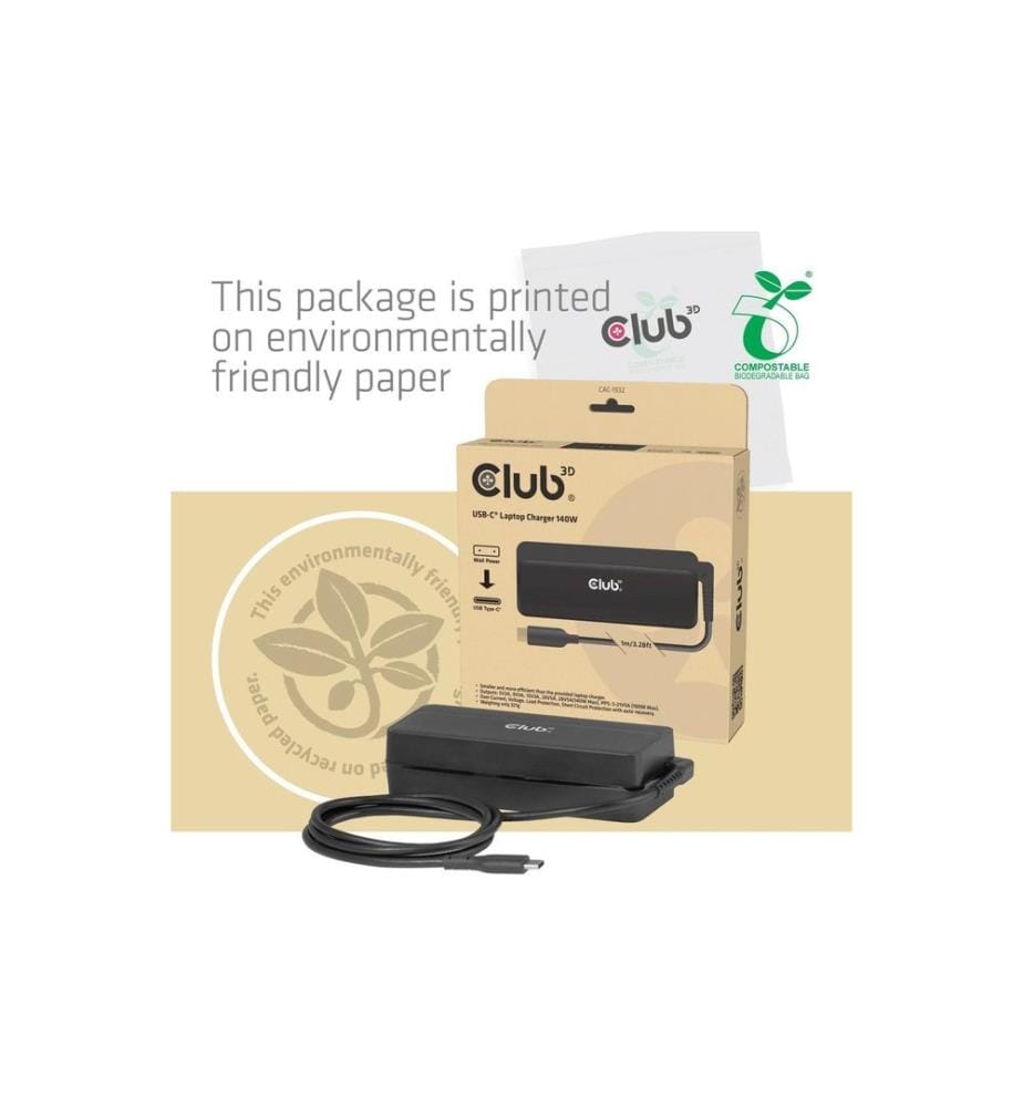 Club 3D - Netzteil CAC-1932 USB-C 140W PD 3.1