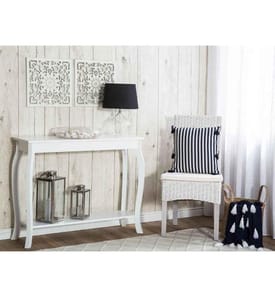 Tavolino consolle HARTFORD Bianco