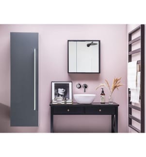 Armadio a muro per il bagno MATARO 40 cm Grigio
