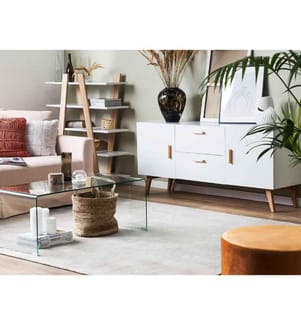 Credenza a 2 ante MEET Bianco