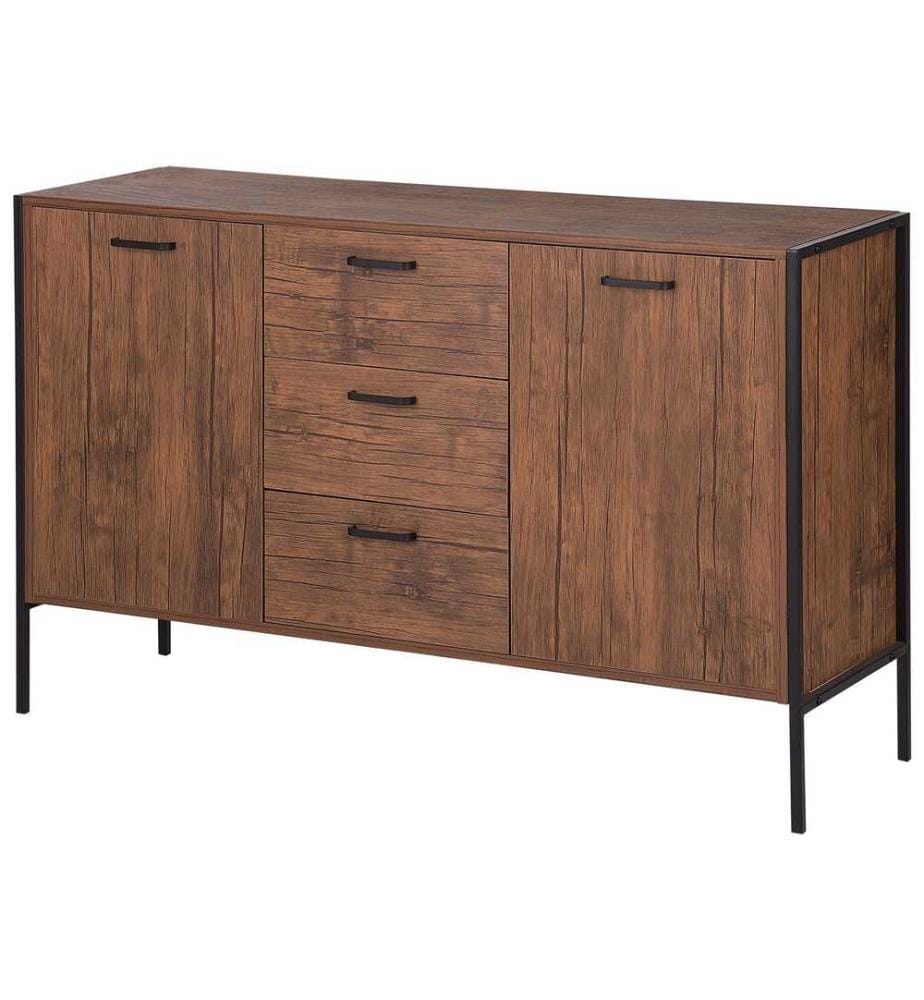 Credenza a 2 ante TIFTON Marrone scuro