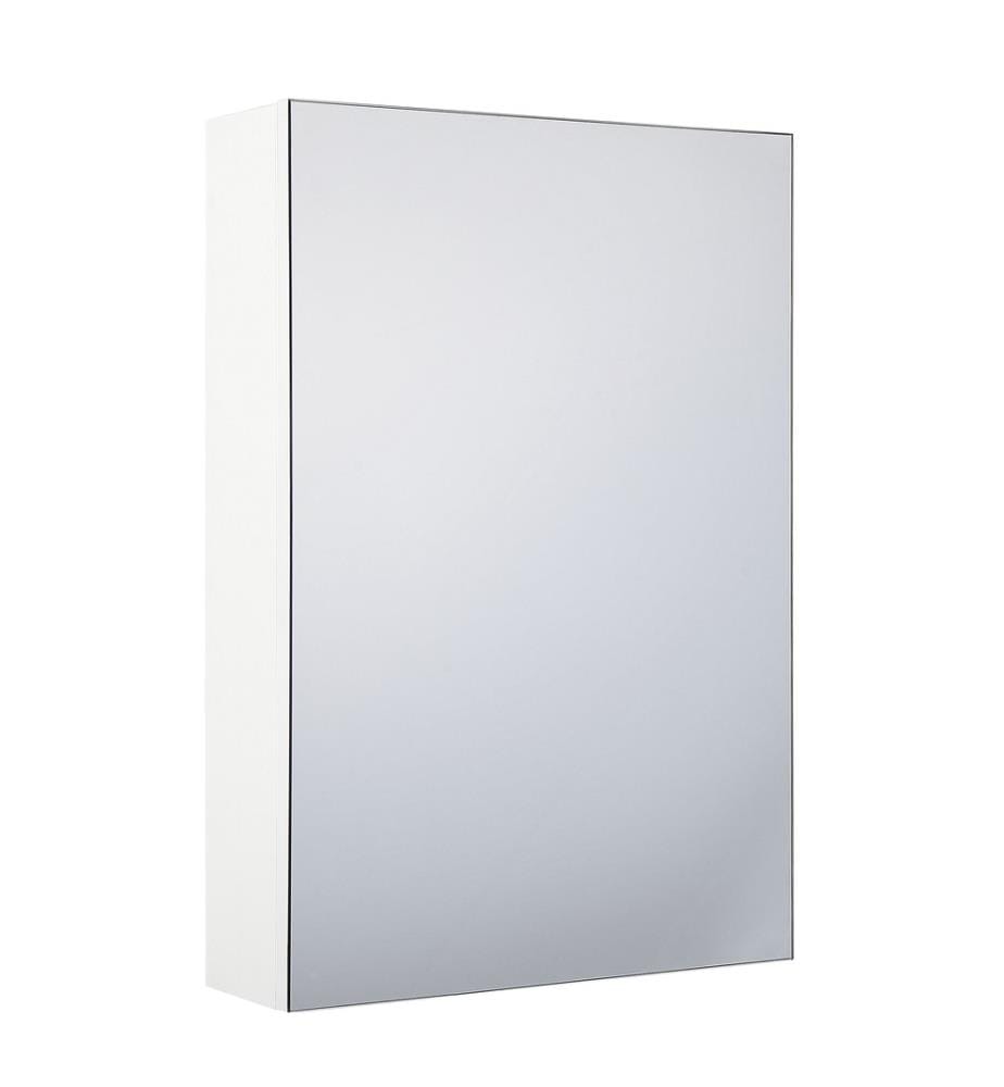 Armadio a muro per specchio da bagno PRIMAVERA 40 cm 60 cm Bianco