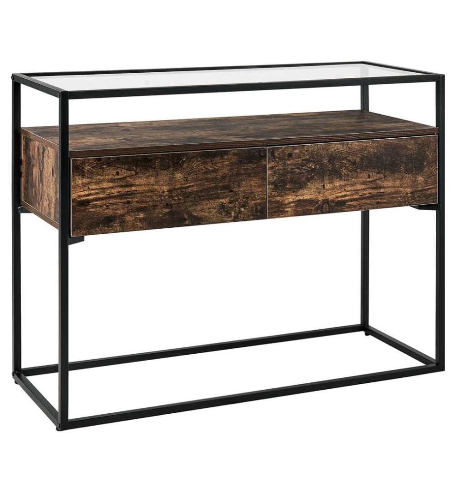 Console MAUK Marron foncé