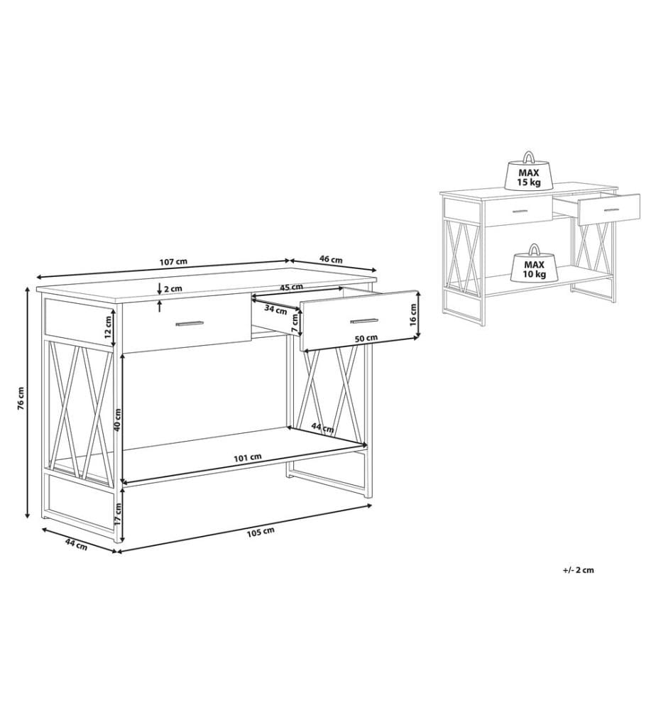 Console AYDEN Taupe