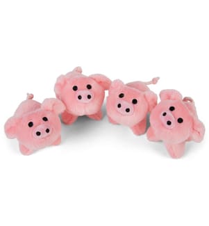 MAMANIMALS - Animal en peluche Bébés cochons 4 pièces 9 cm