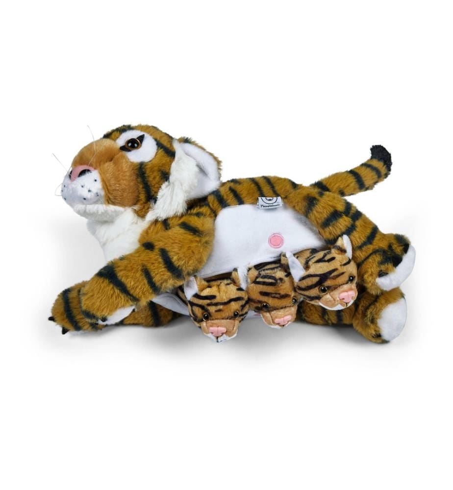 MAMANIMALS - Animal en peluche Mama Tiger & bébés