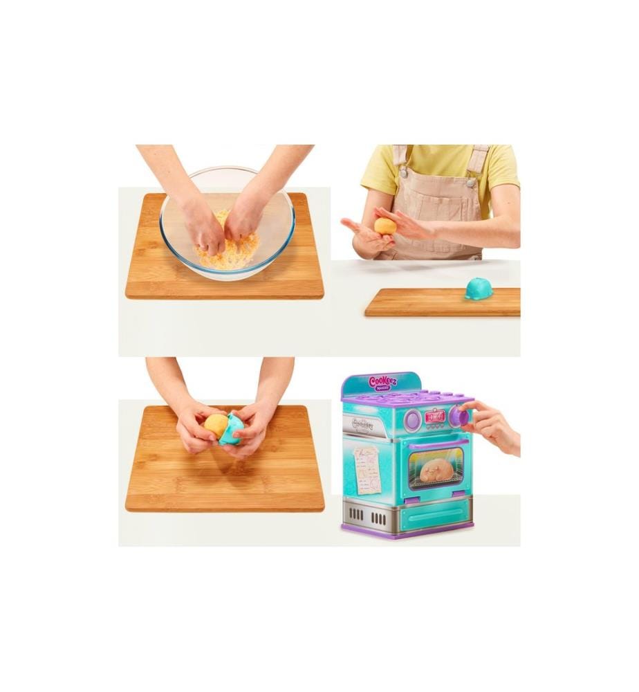 MOOSE - Peluche fonctionnelle Cookeez Makery four aqua cannelle assorti