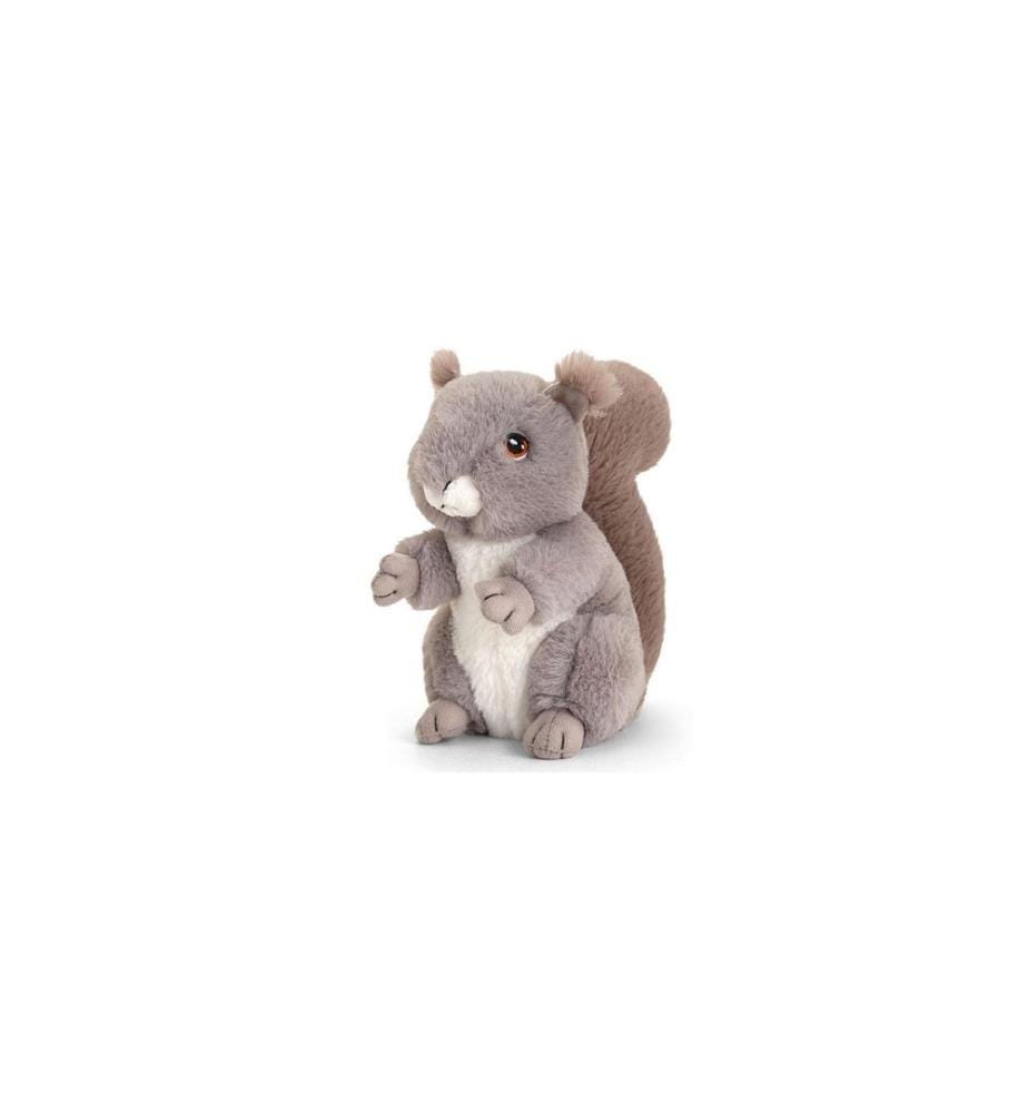Keeleco - Animal en peluche Écureuil 18 cm