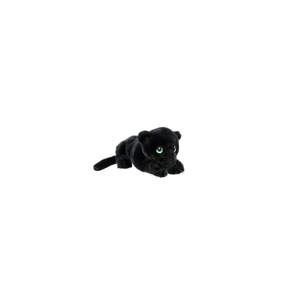 Keeleco - Animal en peluche Panthère noire 25 cm