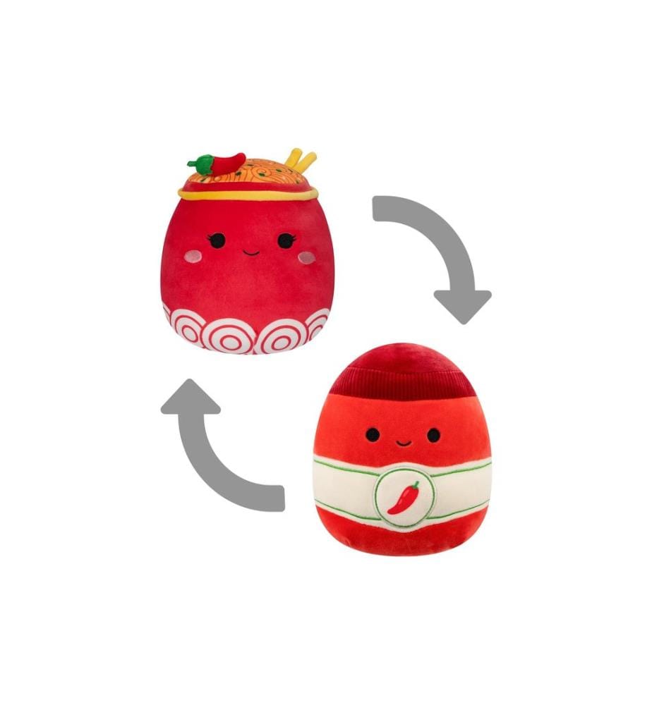 SQUISHMALLOWS - Peluche Flipamallows assorti, 12 cm