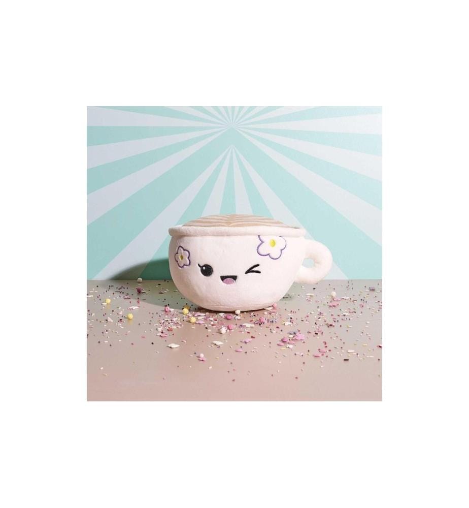 Sombo - Peluche Café 18 cm, brun/blanc