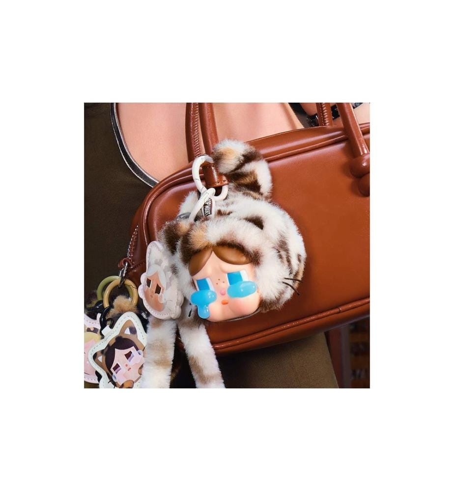 Pop Mart - Peluches porte-clés Labubu Crybaby Sauvage mais Cutie