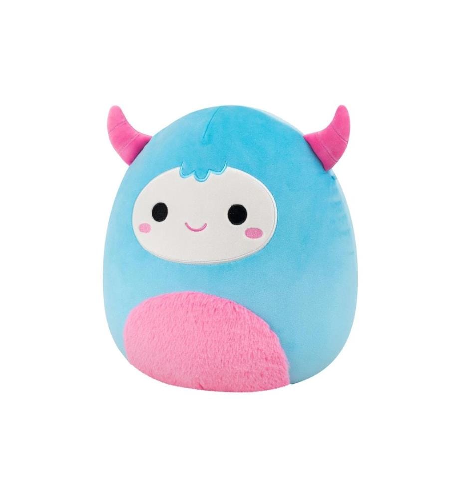 SQUISHMALLOWS - Peluche ventre bleu du yéti 30 cm