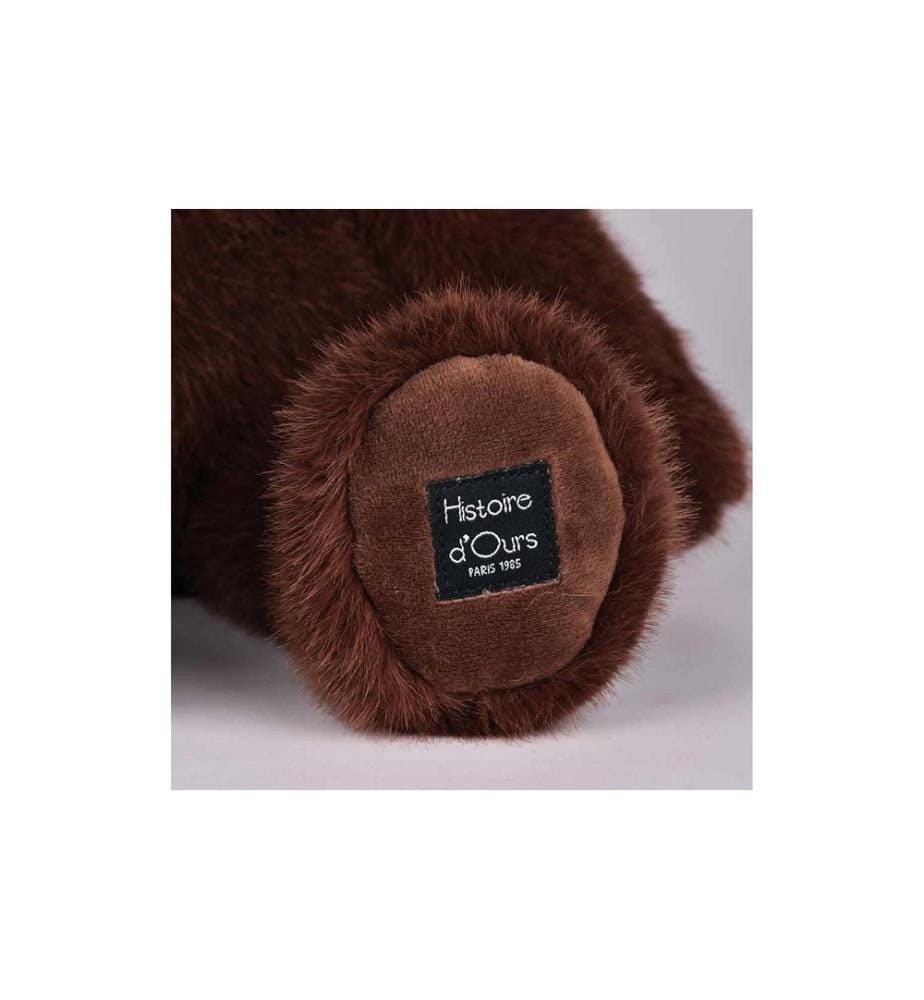 DOUDOU ET COMPAGNIE - Ours Clémentin 38 cm, brun chocolat