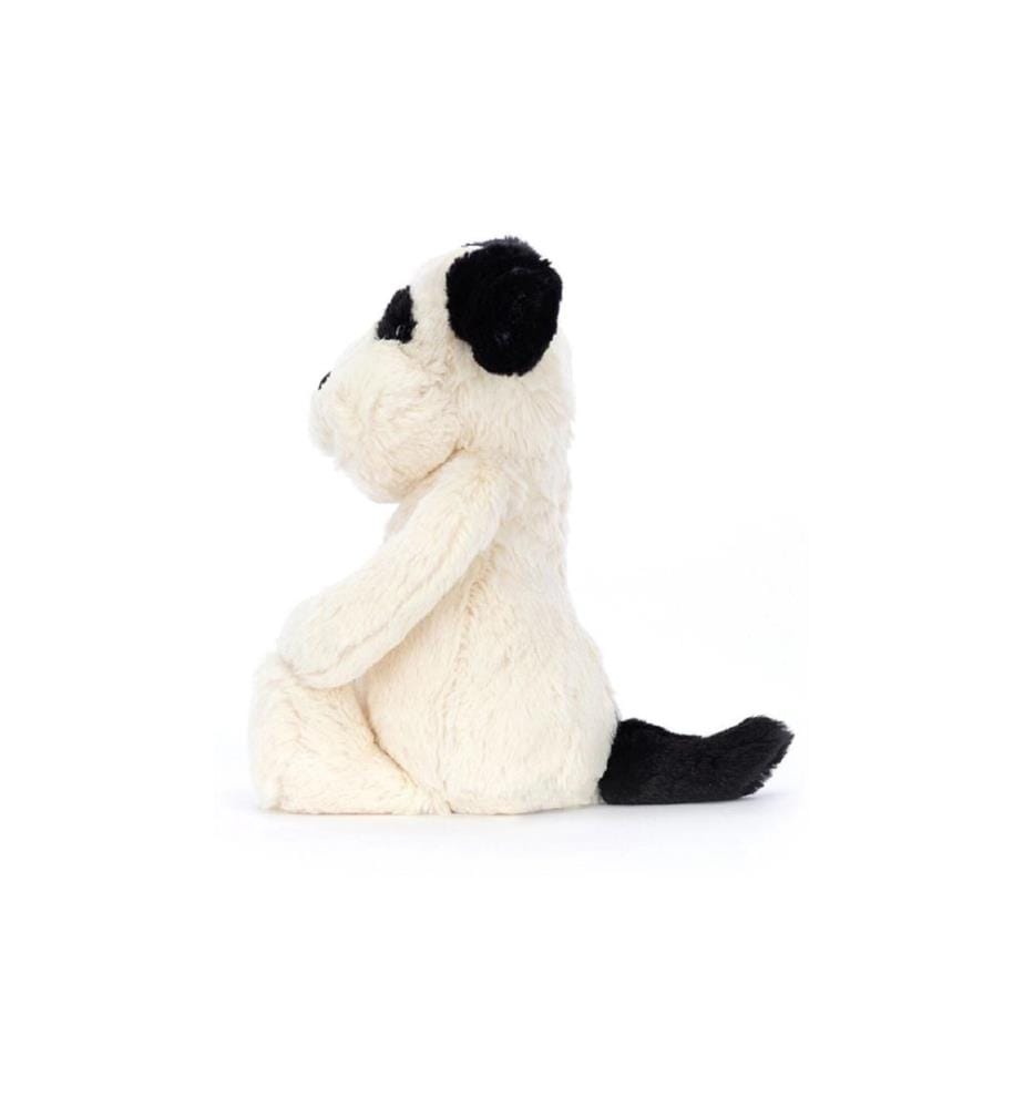 Jellycat - Animal en peluche Chiot timide Noir/crème, Medium 18 cm