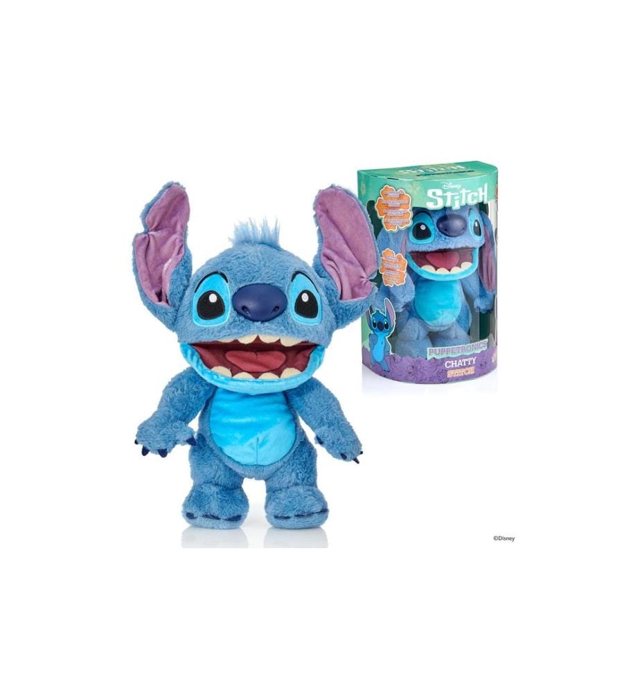Stitch - Peluche fonctionnelle Chatty Stitch - 30 cm, Assorti