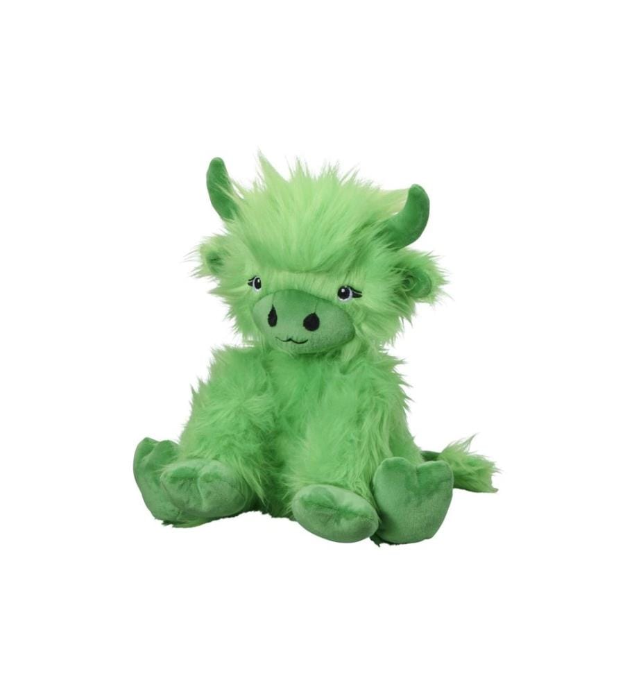 Bauer - Peluche Vache Highland 25 cm Vert