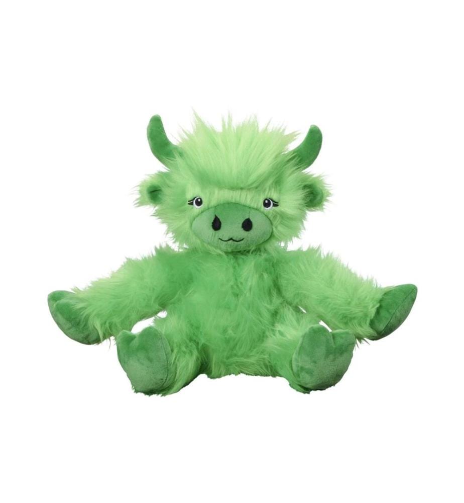 Bauer - Peluche Vache Highland 25 cm Vert