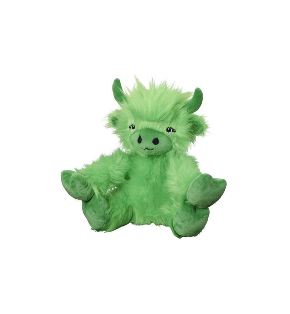 Bauer - Peluche Vache Highland 25 cm Vert